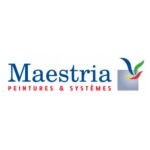 Logo de Maestria, partenaire de la société Erdik Peinture, spécialiste en peinture industrielle anti-corrosion sur ouvrage grande hauteur, pylones électriques, transformateurs, antennes, silos, en France, territoires d'outre mer et international